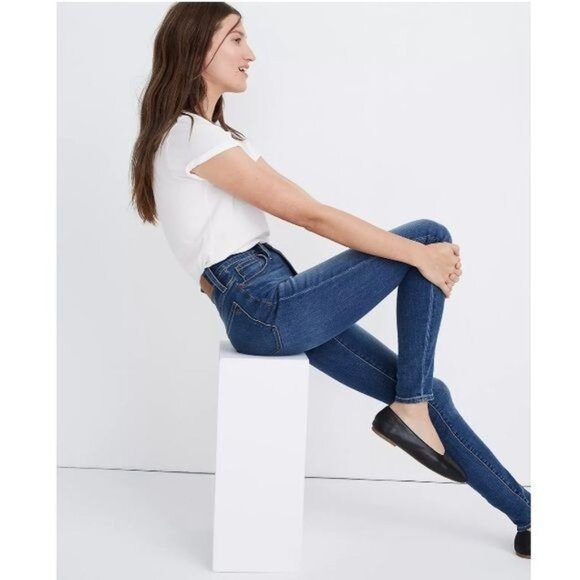 Madewell 11" High-Rise Roadtripper Jeans in Bosner Wash size 24 - Picture 12 of 12